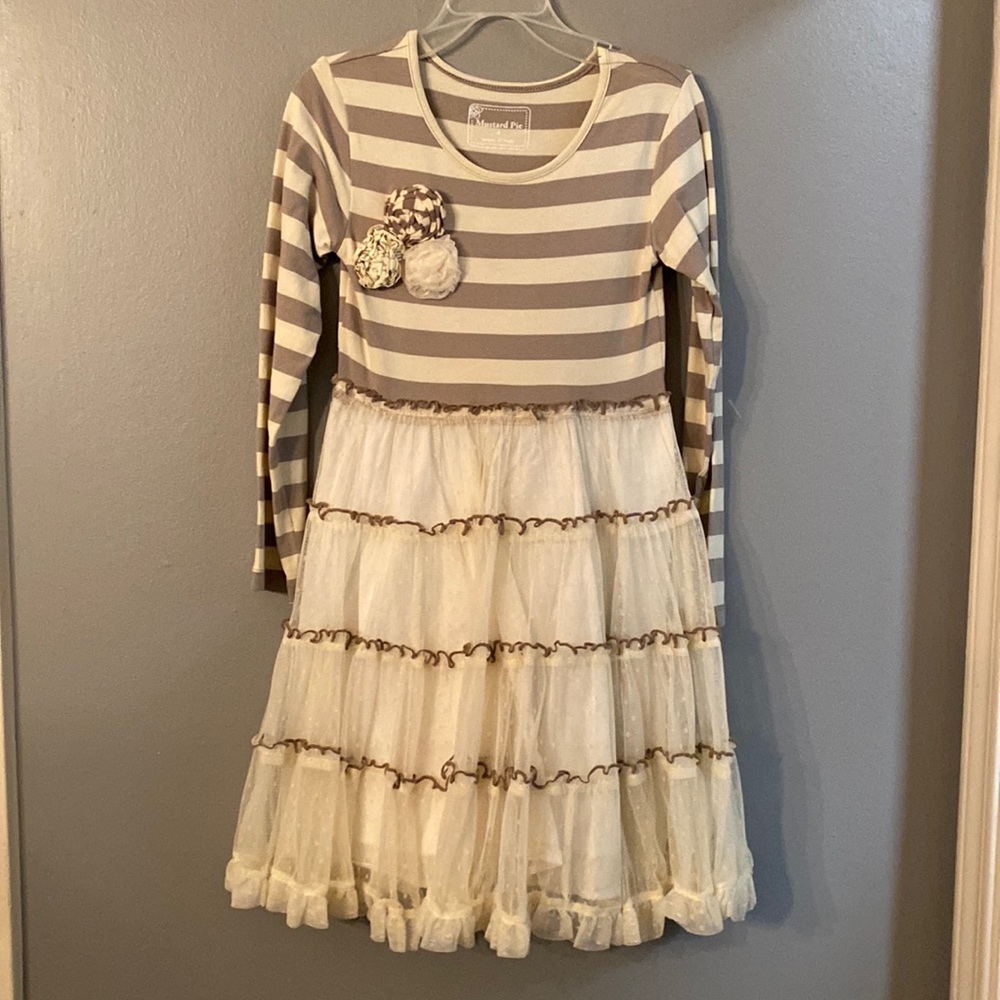 Mustard Pie ruffle dress